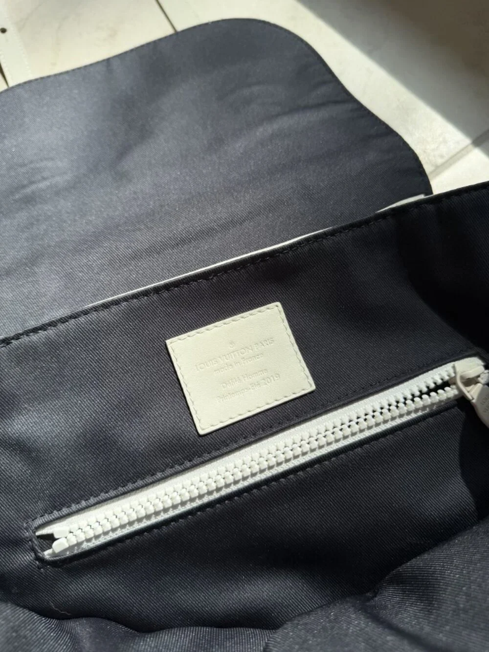 Louis Vuitton Empreinte Leather Backpack White Cream